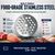 Size 12 Reversible Meat Grinder Plate, 3/16"(4.5mm) Hole size