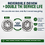 Size 12 Reversible Meat Grinder Plate, 1/4"(6mm) Hole Size