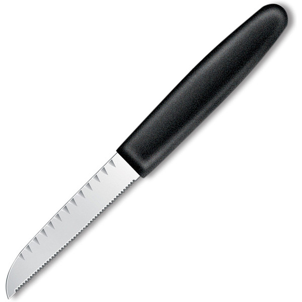 Victorinox 4 Inch Decorating Knife (Multiple Edge Blade) - Black Polypropylene Handle