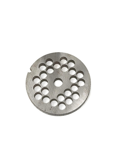 3/8 is one of the larger hole sizes for meat grinders, typically used for sausage and chorizo.