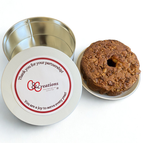 Small Coffee Cake in Gift Tin