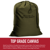 Cotton Canvas Laundry Bag Field Barracks Military Army Tactical Gym Camping