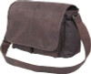 Brown Premium Leather Classic Messenger Bag Deluxe Heavy Duty Vintage Style Military Shoulder Crossbody EDC Bag