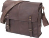Brown Premium Leather Medic Bag Crossbody Rugged Heavy Duty EDC Shoulder Bag
