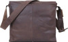 Brown Premium Leather Medic Bag Crossbody Rugged Heavy Duty EDC Shoulder Bag