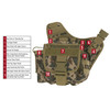 Advanced Tactical Hipster Sling Cross Body Bag Messenger MOLLE Camo Travel Pack