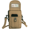 Heavyweight Classic Canvas Passport Travel Pouch Crossbody Utility Shoulder Bag for Traveling
