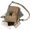 Heavyweight Classic Canvas Passport Travel Pouch Crossbody Utility Shoulder Bag for Traveling