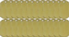 Brass US Military Dog Tag - 25 Pack