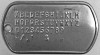 Customized Shiny Military Dog Tags Set Personalized Metal Army ID Custom Stamped