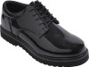 Black High Gloss Uniform Oxford Shoes Military Police Duty Dress Shoes Oil Resistant Work Sole