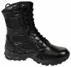 Black Forced Entry Deployment Combat Boots Side Zipper 8" High Top