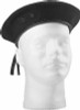 Black Beret Army Military Wool Hat With Eyelets