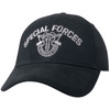 Black Special Forces Deoppresso Liber Embroidered Logo Adjustable Baseball Hat
