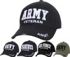 Deluxe US Military Veteran Cap Adjustable Ball Hat - Army Navy Marines Air Force