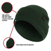 Fine Knit Deluxe Acrylic Watch Cap Solid Colors Cold Weather Hat