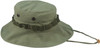Olive Drab Vintage Vietnam Military Rip-Stop Boonie Hat
