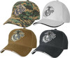 USMC Logo Baseball Hat Adjustable Deluxe 3D Marines Globe & Anchor Logo Cap