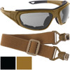 Tactical Goggles Sunglasses Interchangeable Optical System Eyewear Protection