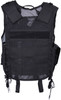 Black Quick Draw Raid Swat Tactical Vest with Gun Holsters & Pouches