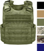 Tactical Plate Carrier Vest Assault Military Combat MOLLE Modular Adjustable