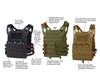 Tactical Plate Carrier Vest - Lightweight Military Army MOLLE Mag Assault System