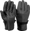Military D-3A Genuine Cowhide Leather Gloves Water Resistant Tactical Work Gloves Black