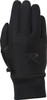 Black Soft Shell Stretchy Waterproof Gloves with Fleece Lining