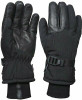 Mens Black Extreme Cold Weather Insulated Waterproof Long Cuff Hunting Gloves