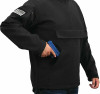 Black Soft Shell Concealed Carry Anorak Waterproof Tactical CCW Pullover Hoodie