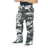 Military Paratrooper Fatigues Cargo Camo Pants 8 Pocket Washed Army Tactical