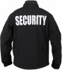 Black Waterproof Special Ops Soft Shell Double Sided Security Jacket