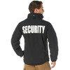 Black Waterproof Special Ops Soft Shell Double Sided Security Jacket
