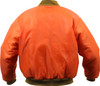 Coyote Brown Military Air Force MA-1 Reversible Bomber Coat Flight Jacket