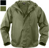 Packable Rain Jacket with Zippered Pouch Easy Carry Lightweight Rain Coat