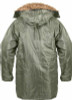 Sage Green N-3B Snorkel Parka Jacket N3B Winter Military Tactical Army Type Coat