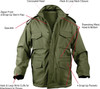 Soft Shell Waterproof Tactical Jacket Army M65 Military Light M-65 Field Coat