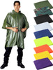 Rain Hooded Poncho, Waterproof Heavy Vinyl Reusable Emergency Adult Rain Coat