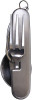 Stainless Steel Emergency Chow Set Camping Utensils Pocket Fork / Spoon / Knife
