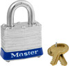 Master Lock Cylinder 4-Pin Tumbler Steel Dual Locking Padlock