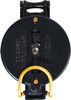 Black Metal Liquid Filled Lensatic Luminous Dial Compass