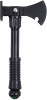 Black 5-In-1 Multi Purpose Camping Tool Emergency - Shovel Saw Axe Pick Compass
