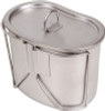 Stainless Steel Canteen Cup & Lid 18 oz Butterfly Military Camping Mug Hiking GI