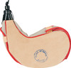 Traditional Goatskin Wine Bota Bag, Tan Spanish Leather Wineskin Beige Canteen