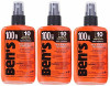 3 Pack Ben's 100% Deet Tick Bug & Insect Military Repellent Spray Pump 3.4oz