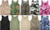 Camo Tank Top Sleeveless Muscle Tee Camouflage Tactical Army Military A T-Shirt