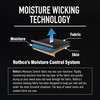 Mens Black Moisture Wicking Solid Military T-Shirt