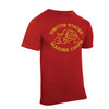 Red Marines Bulldog T-Shirt USMC Military Bull Dog Tee US Marine Corps