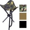 Camping Collapsible Stool & Carry Strap Case Camping Folding Chair Bench