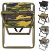 Lightweight Portable Stool with Pouch, Deluxe Camo Camping Travel Chair Seat